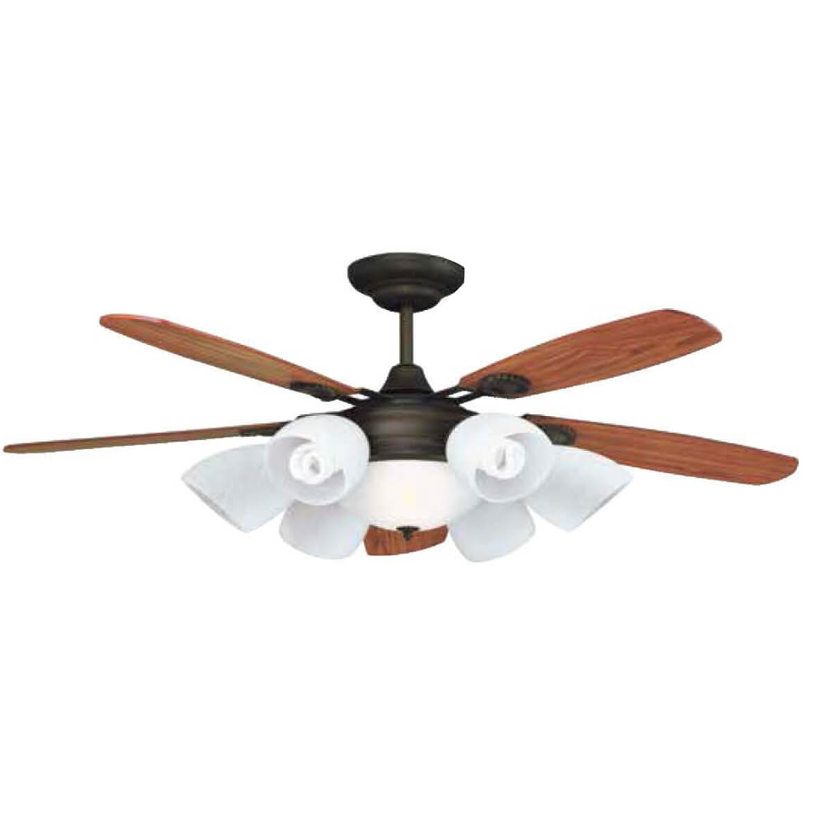 古典非洲古樟木AC吊扇燈52吋