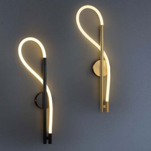 彎曲長壁燈-兩款